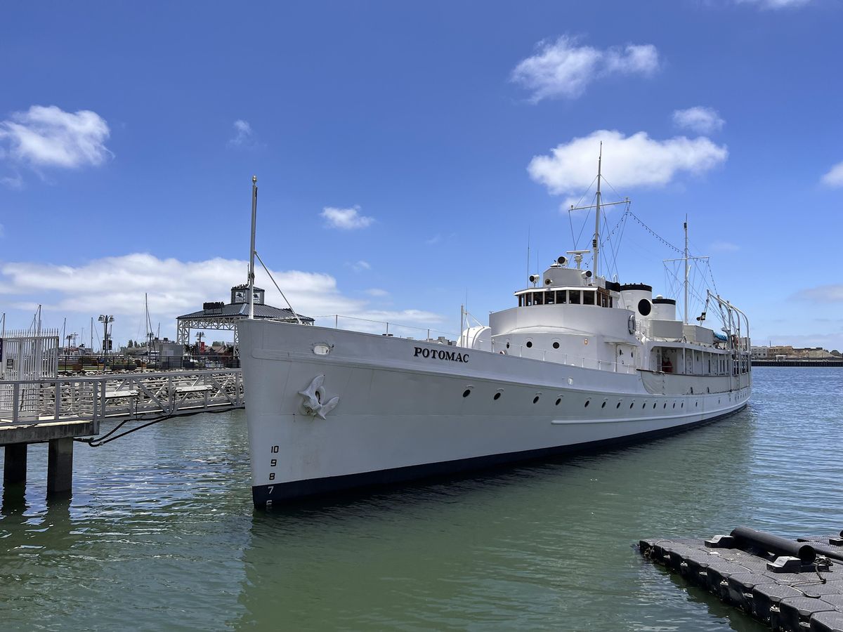 Dockside tour on Franklin D. Roosevelts historic Floating White House ...
