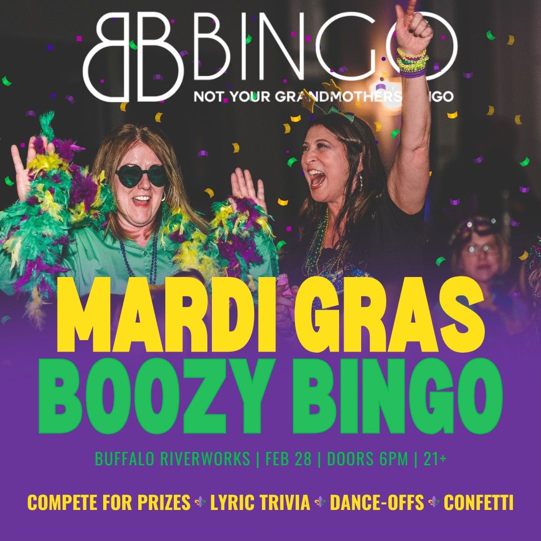 Mardi Gras Boozy Bingo