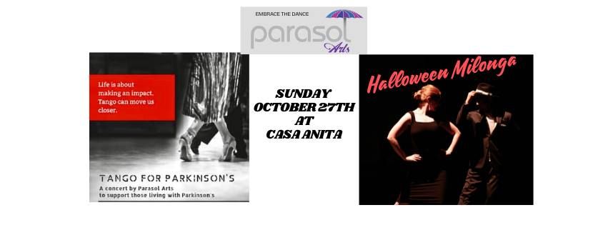 Tango for Parkinson's and Halloween Milonga