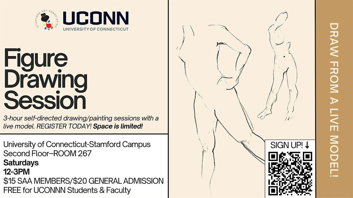 Stamford Art Association Figure Drawing at UConn