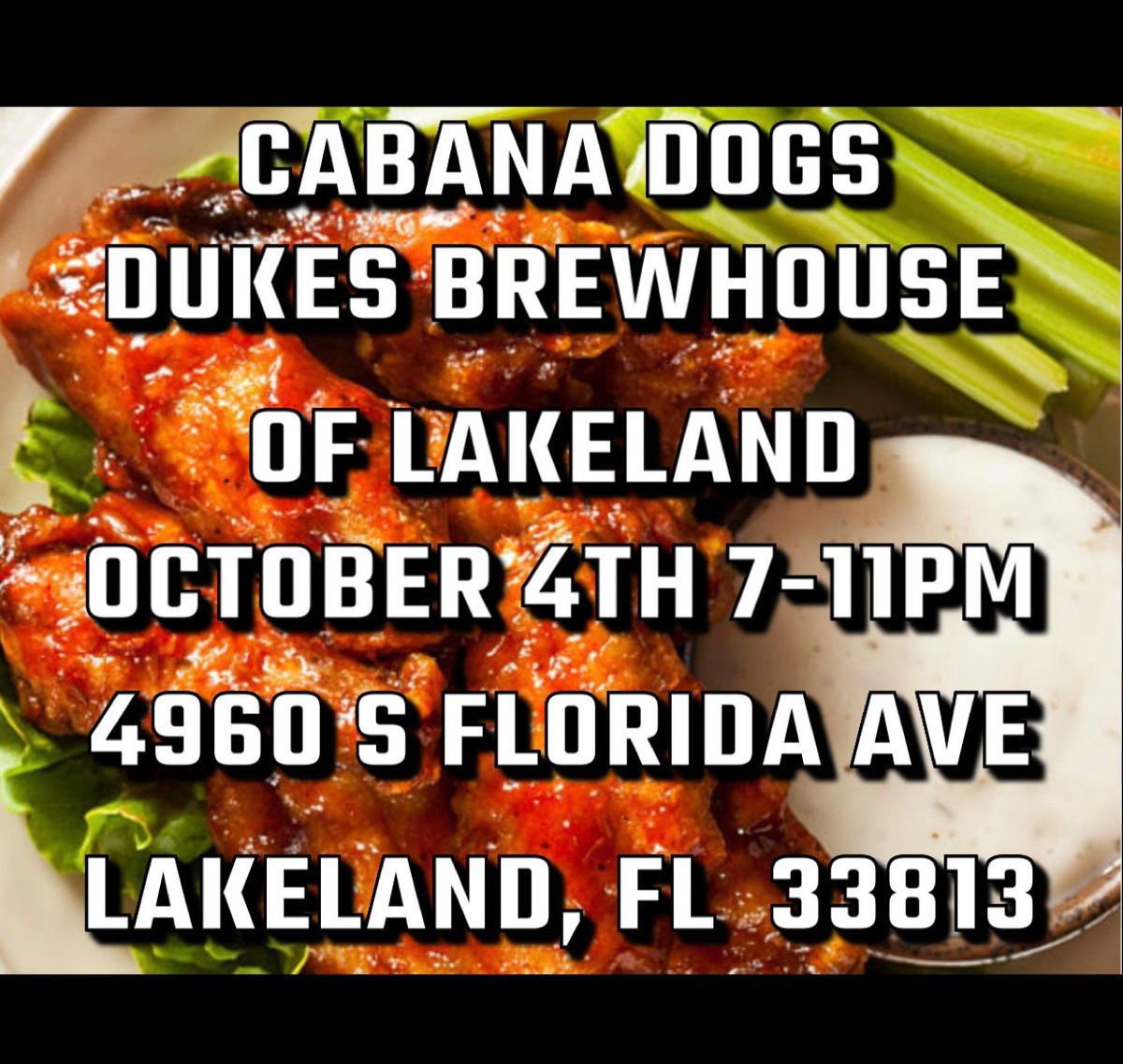 Cabana Dogs Rock Dukes Brewhouse of Lakeland