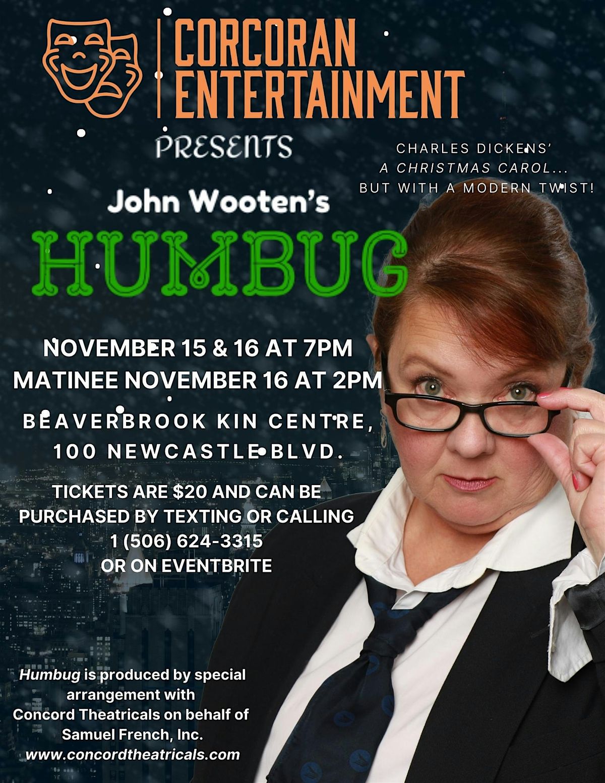 Corcoran Entertainment Presents John Wooten's Humbug