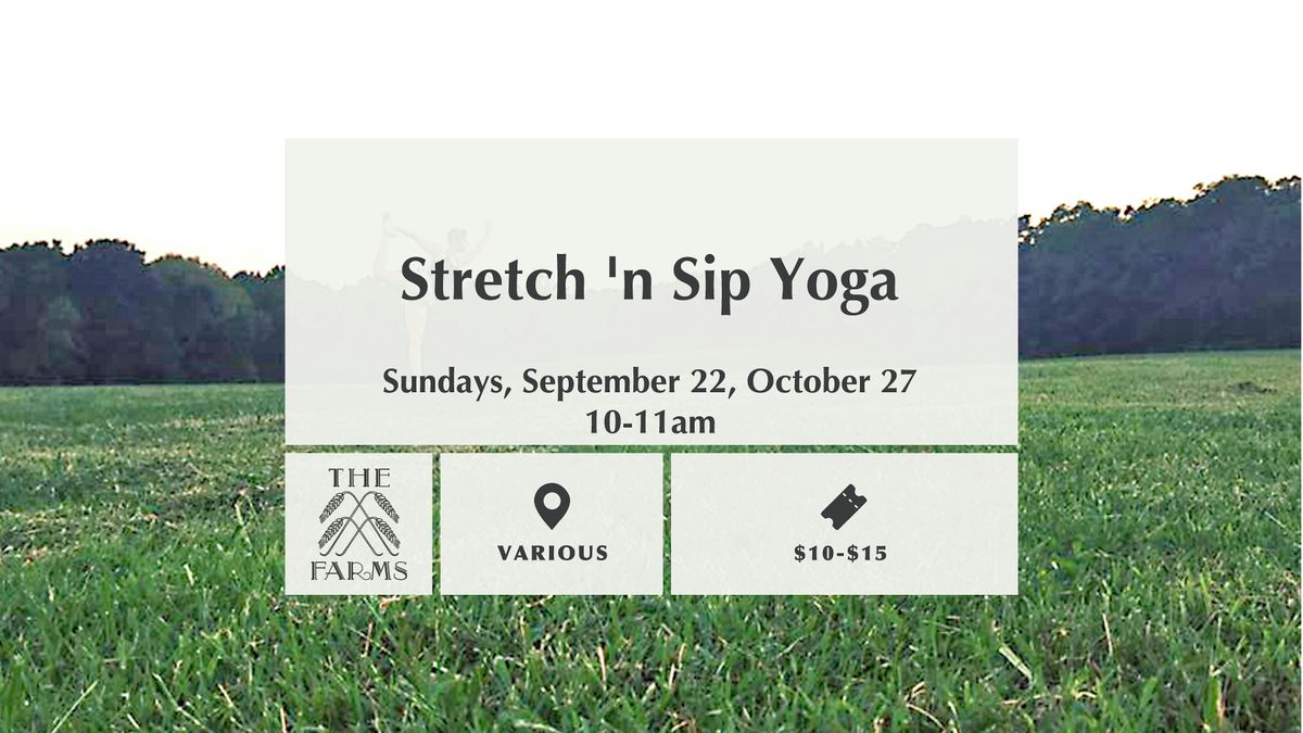 Stretch 'n Sip Yoga