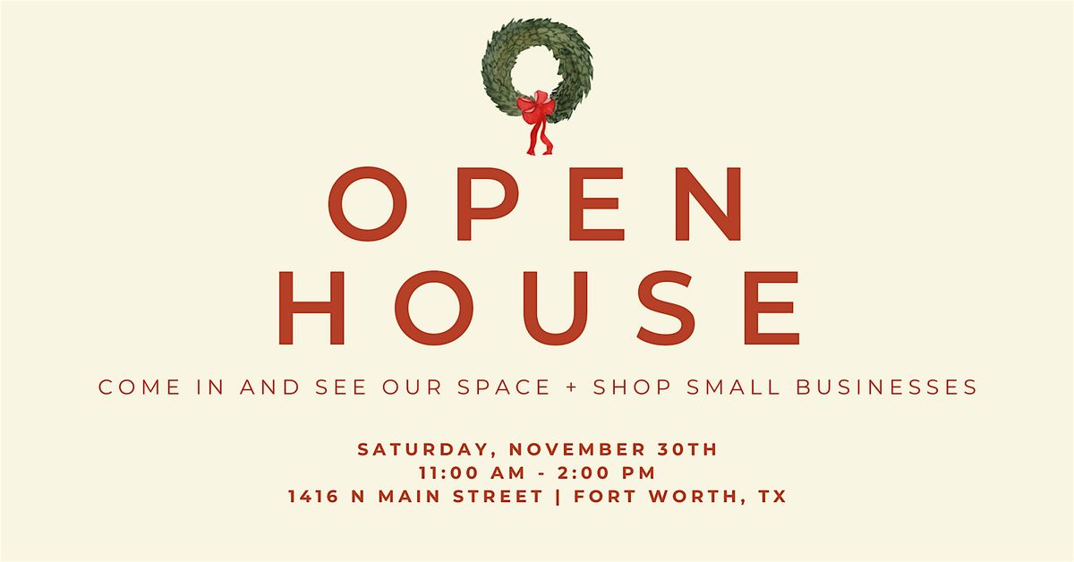 Roots Fort Worth | Open House + Holiday market