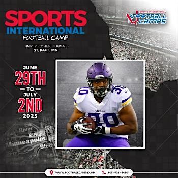 Sports International Football Camps - St. Paul, MN (June 27-July 2, 2025)