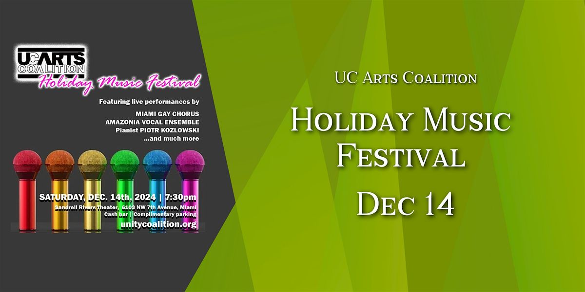 UC Arts Coalition Holiday Music Festival