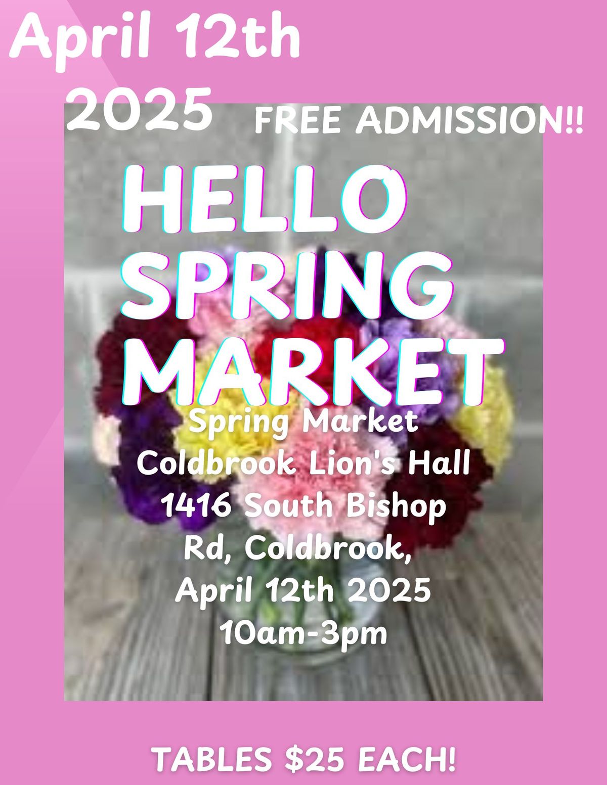 Tanya's Crafting Corner 1st Annual Spring Market 