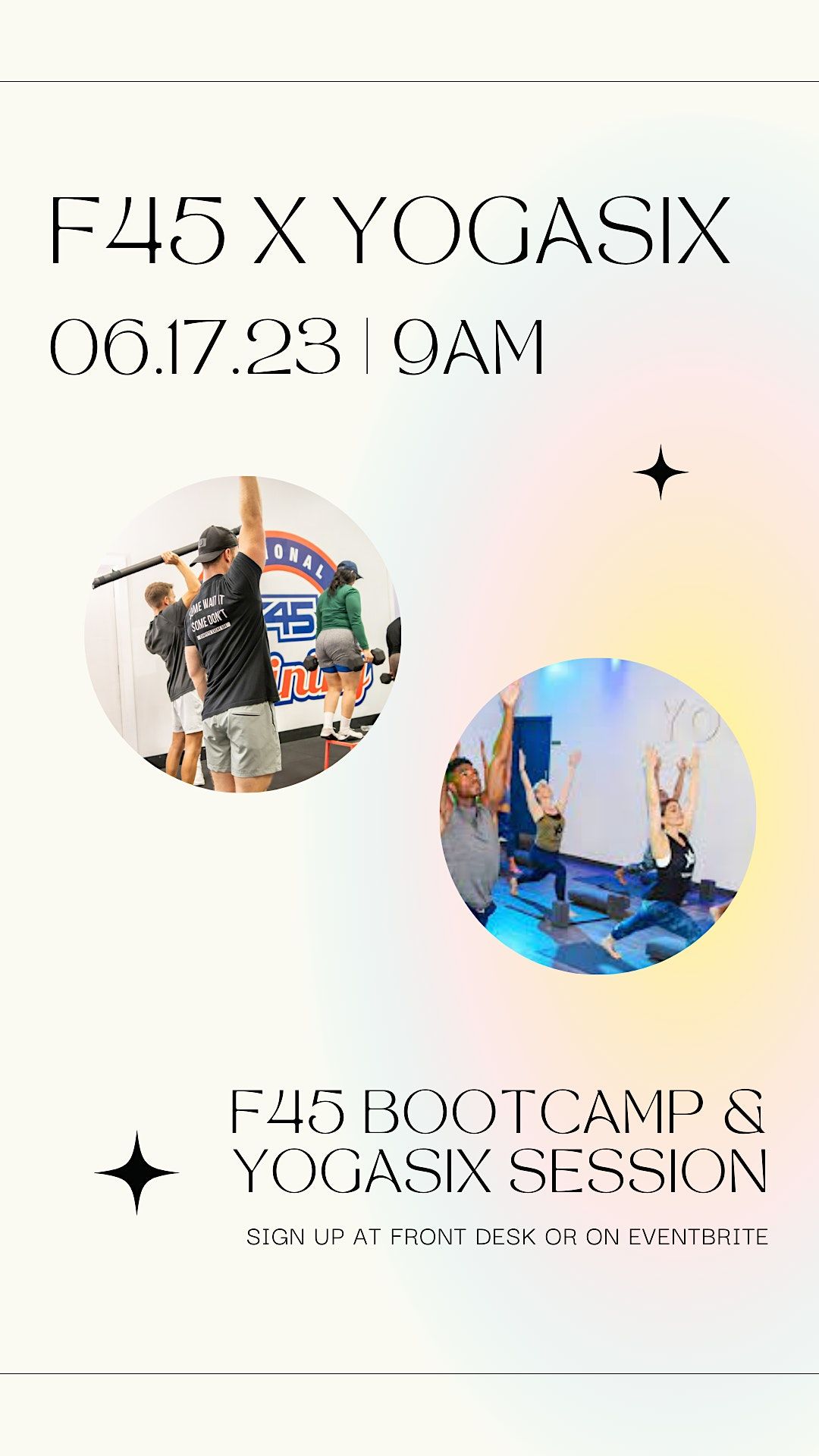 F45 Bootcamp & YogaSix Session