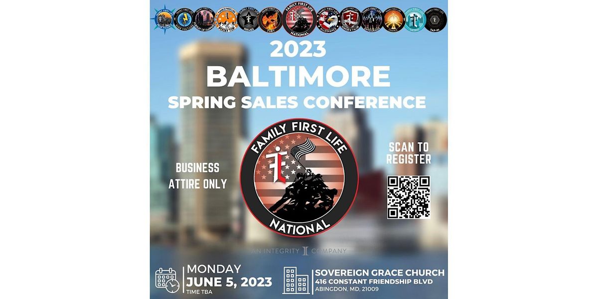 2023 Baltimore Spring Sales Conference, Sovereign Grace Church ...