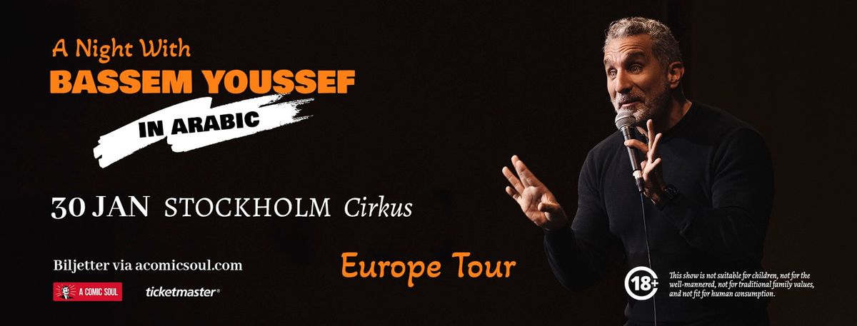 Bassem Youssef Live in Stockholm