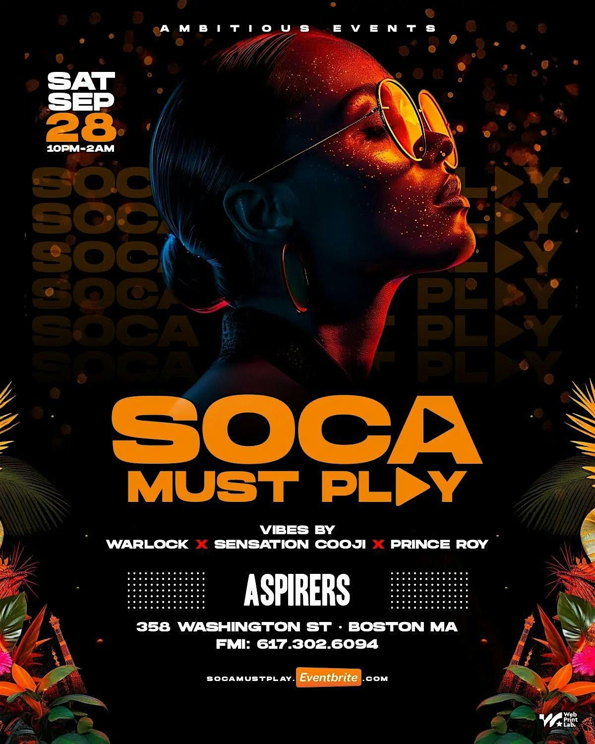 SOCA MUST PLAY