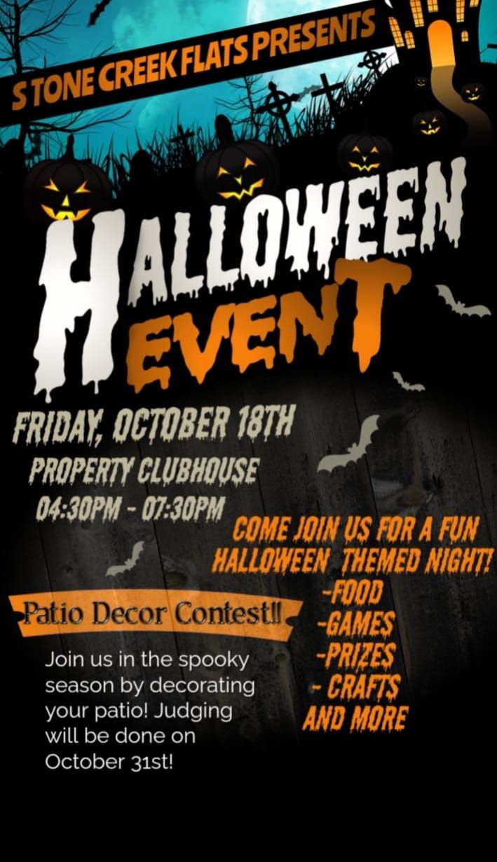 Stone Creek Flats Halloween Event