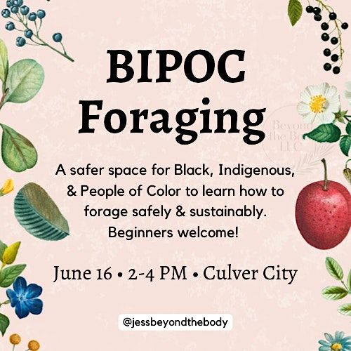 BIPOC Foraging Workshop in Culver City, Los Angeles