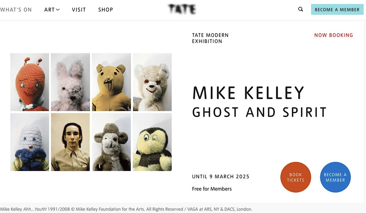 Sociology Museum Trip - Mike Kelley - Ghost and Spirit - Tate Modern