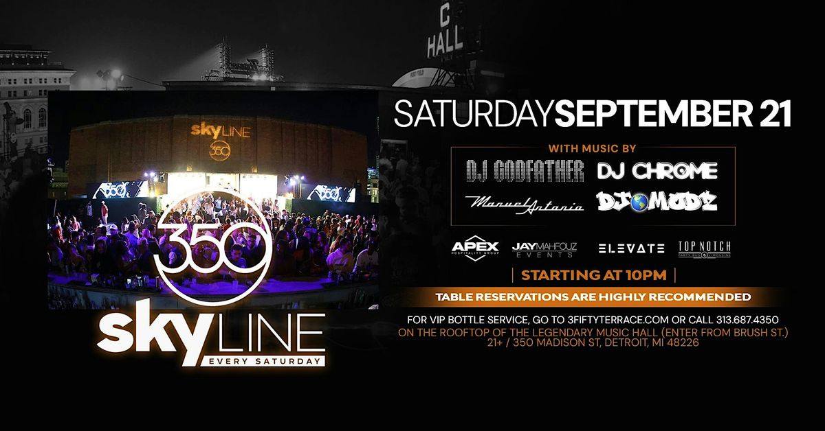 Skyline Saturday at 3Fifty Terrace on September 21