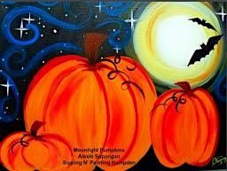 IN-STUDIO CLASS Moonlight Pumpkins Sat. Oct. 14th 3pm $35