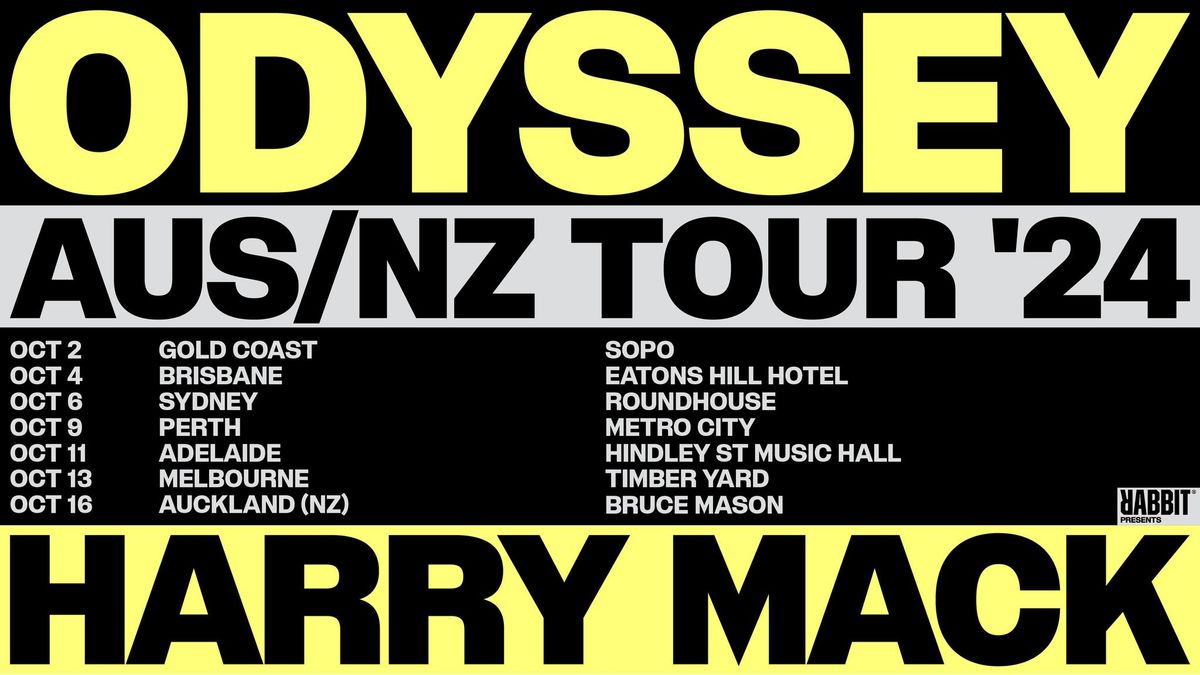 HARRY MACK ODYSSEY TOUR - AUS\/NZ '24 - SYDNEY