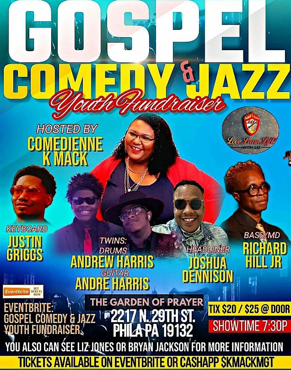 Gospel Comedy And Jazz Youth Fundraiser