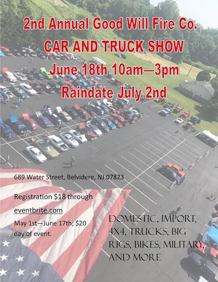 2022 Car and Truck Show to Benefit the Good Will Fire Company 1, 689