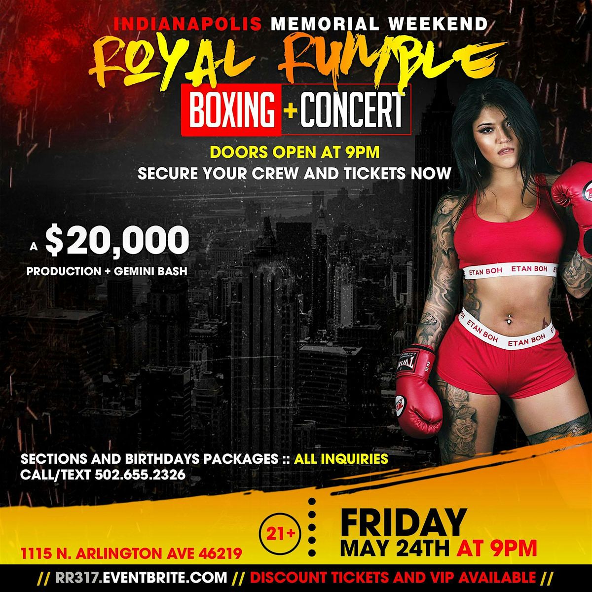 ST. LOUIS: ROYAL RUMBLE\u2757\ufe0f Boxing & Concert TICKETS