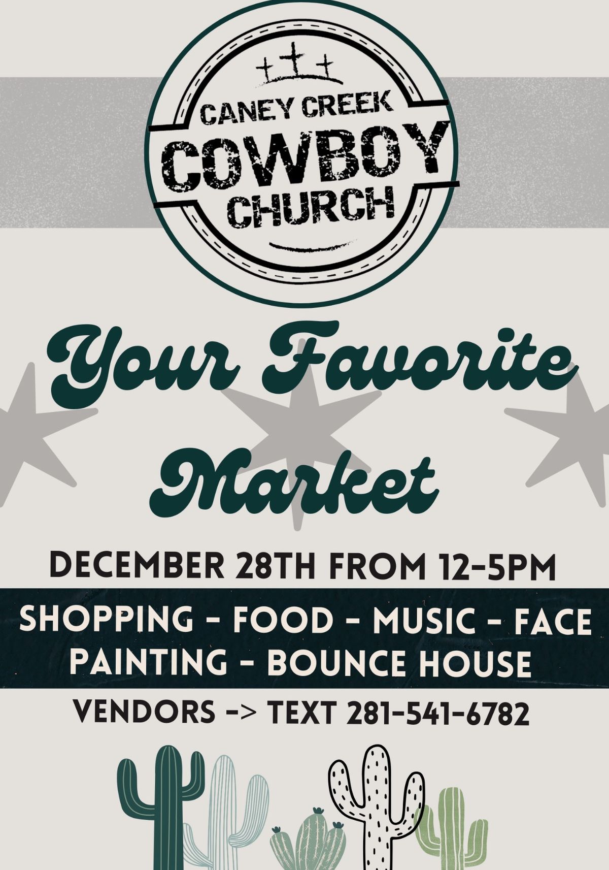 Your Favorite Market at Caney Creek Cowboy Church 