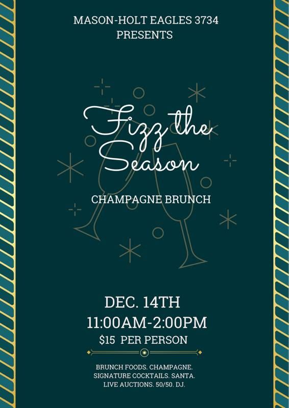 Fizz the Season!  Champagne Brunch