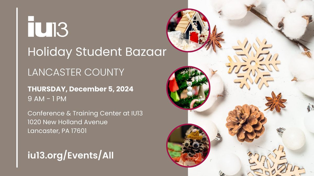 Holiday Student Bazaar (Lancaster County)