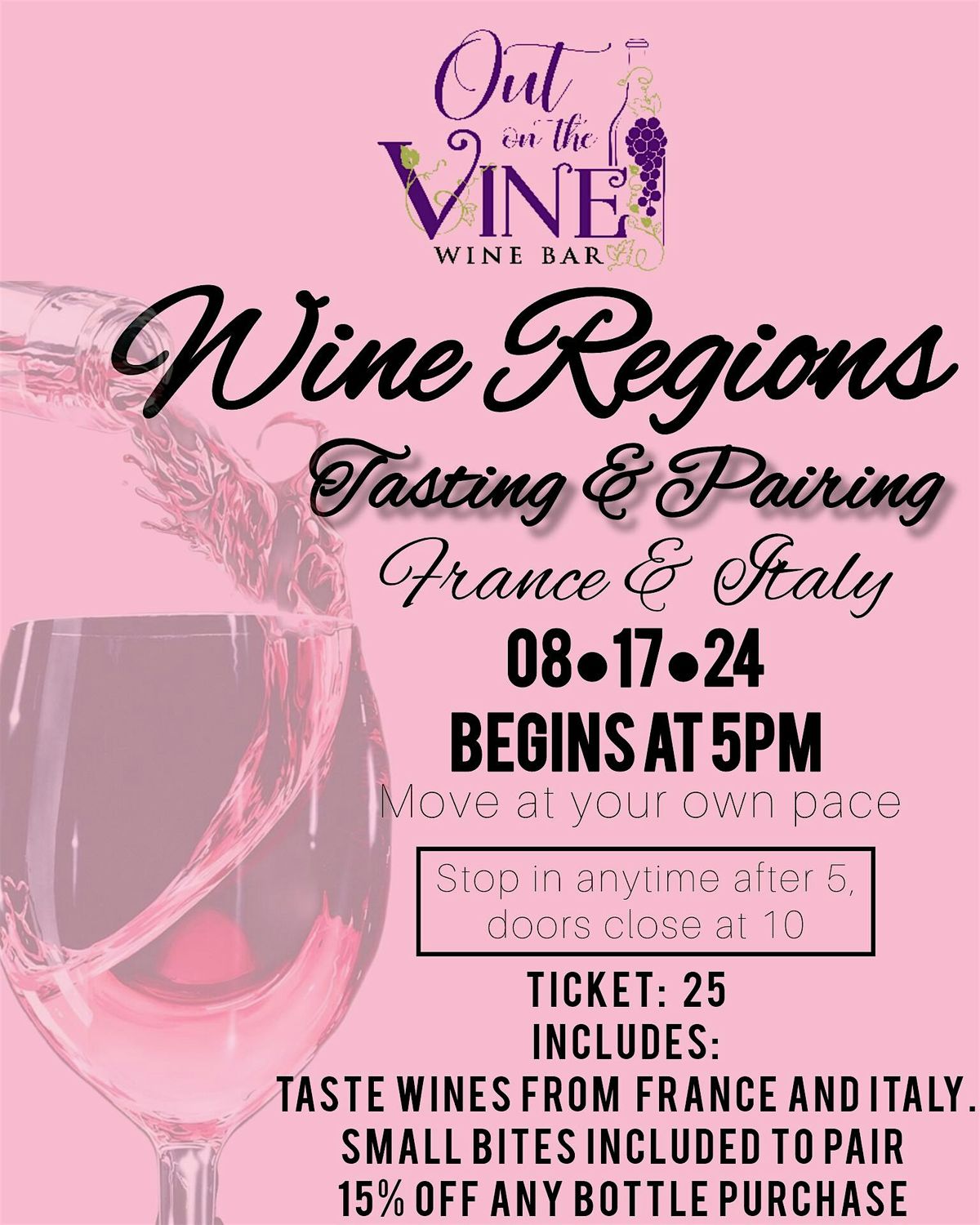 Wine Regions  Tasting & Pairing (France and Italy)