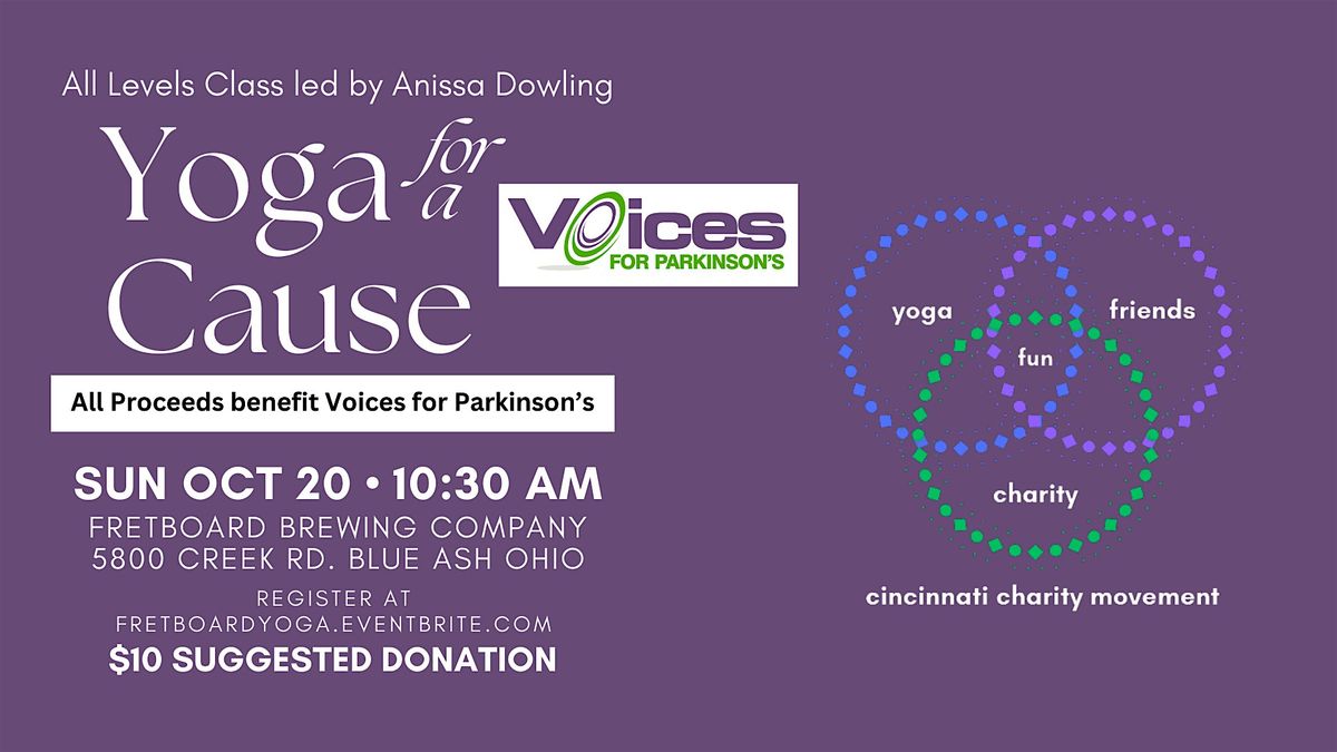 Yoga for a Cause - benefitting Voices for Parkinson's
