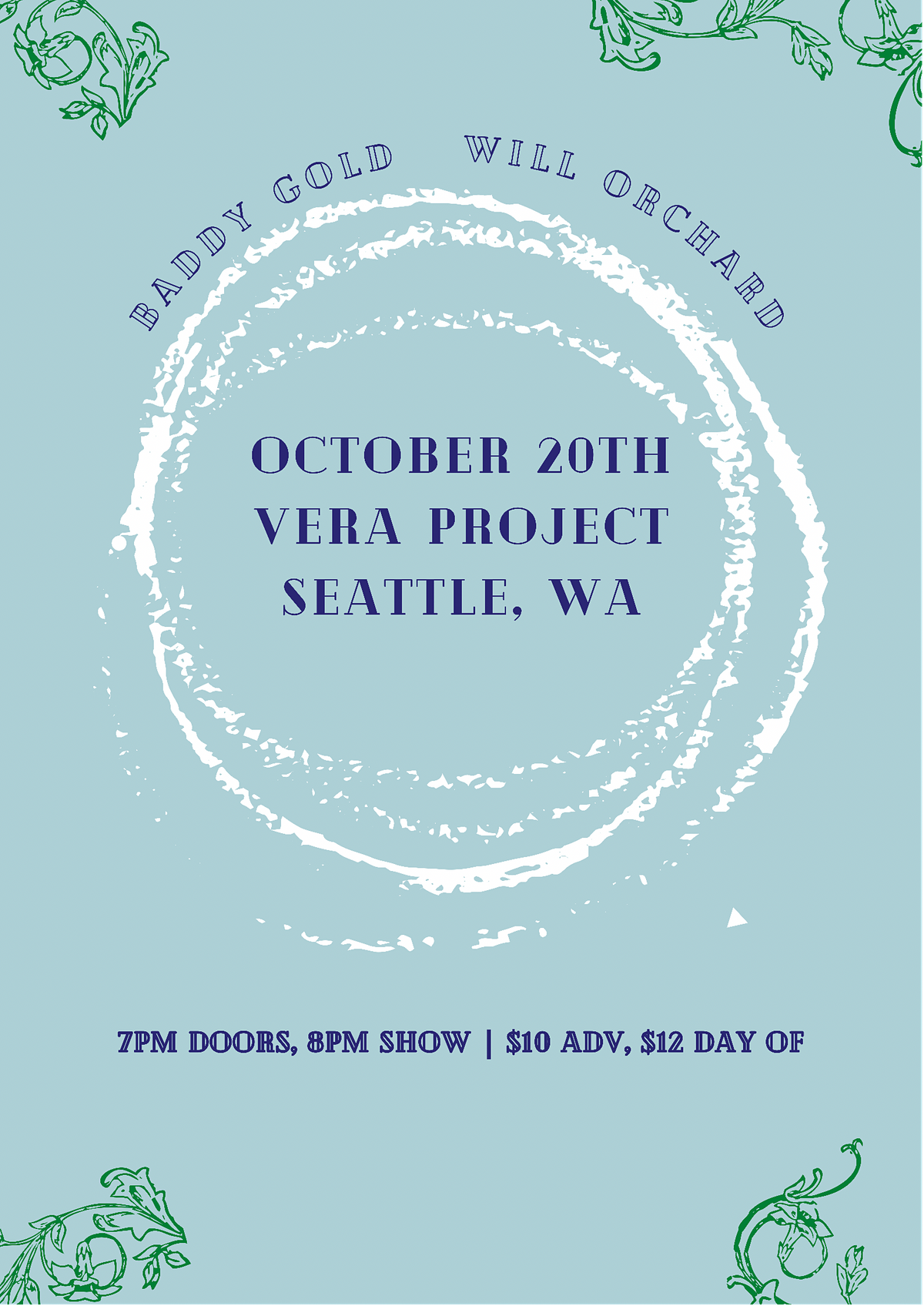Baddy Gold & Will Orchard @ The Vera Project