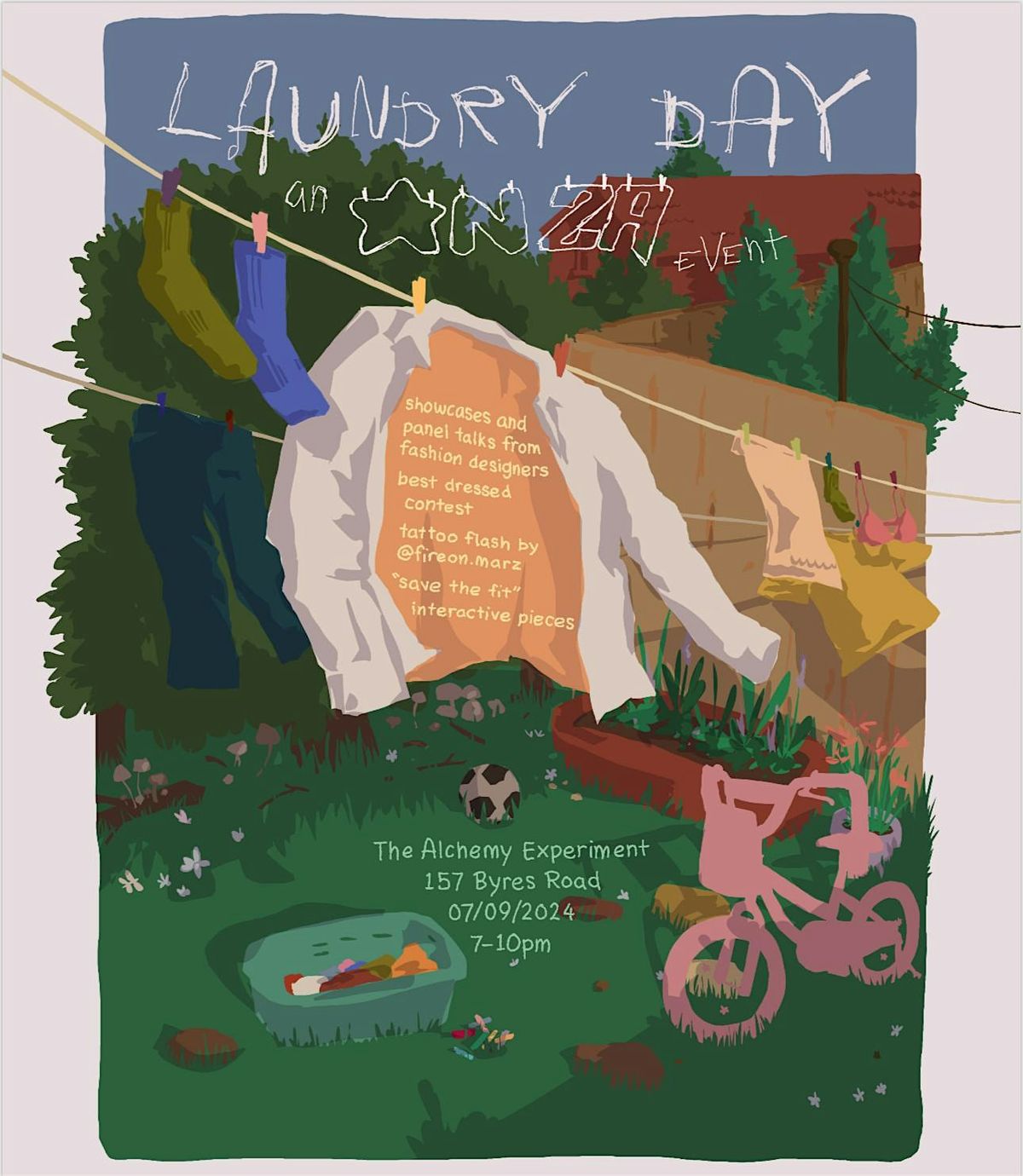 "LAUNDRY DAY": an anza event