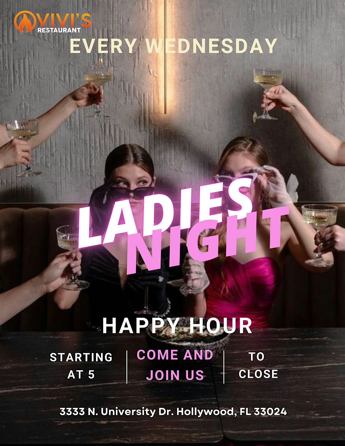 Let's go girls! Ladies Night at Ovivi's Restaurant