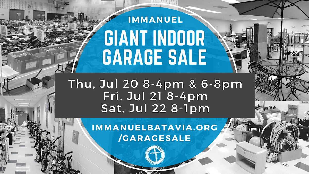 Giant Indoor Community Garage Sale