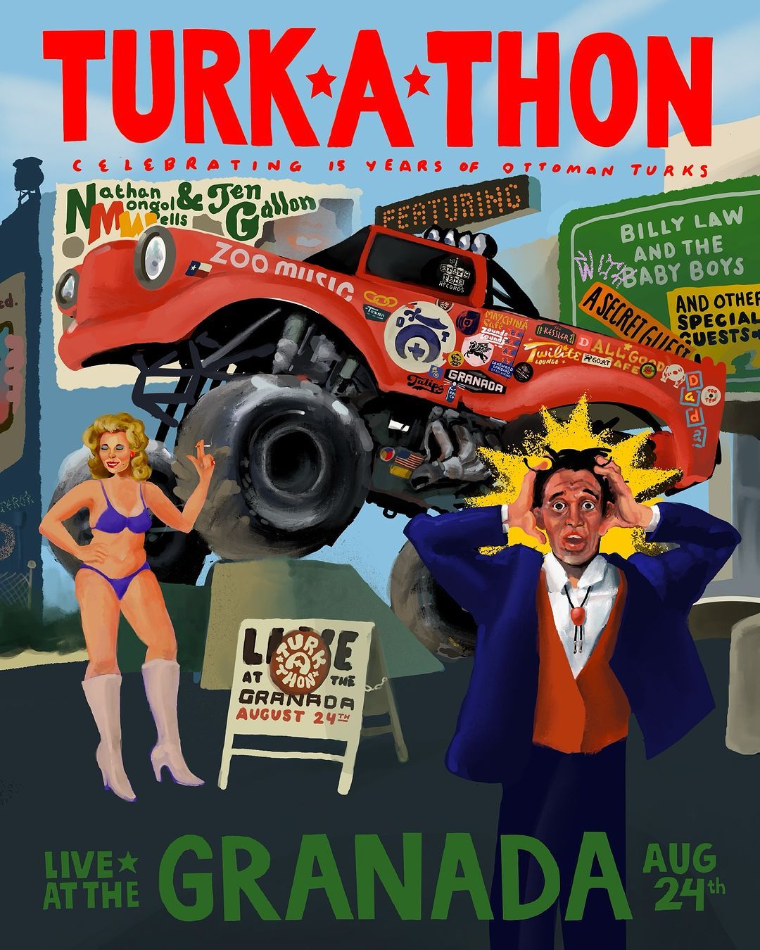 TURKATHON: A Celebration of 15 Years of Ottoman Turks | Granada Theater | Dallas, Texas