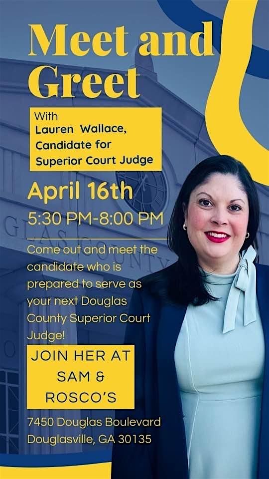 Meet & Greet! Lauren Wallace, the Candidate who is prepared to serve ...