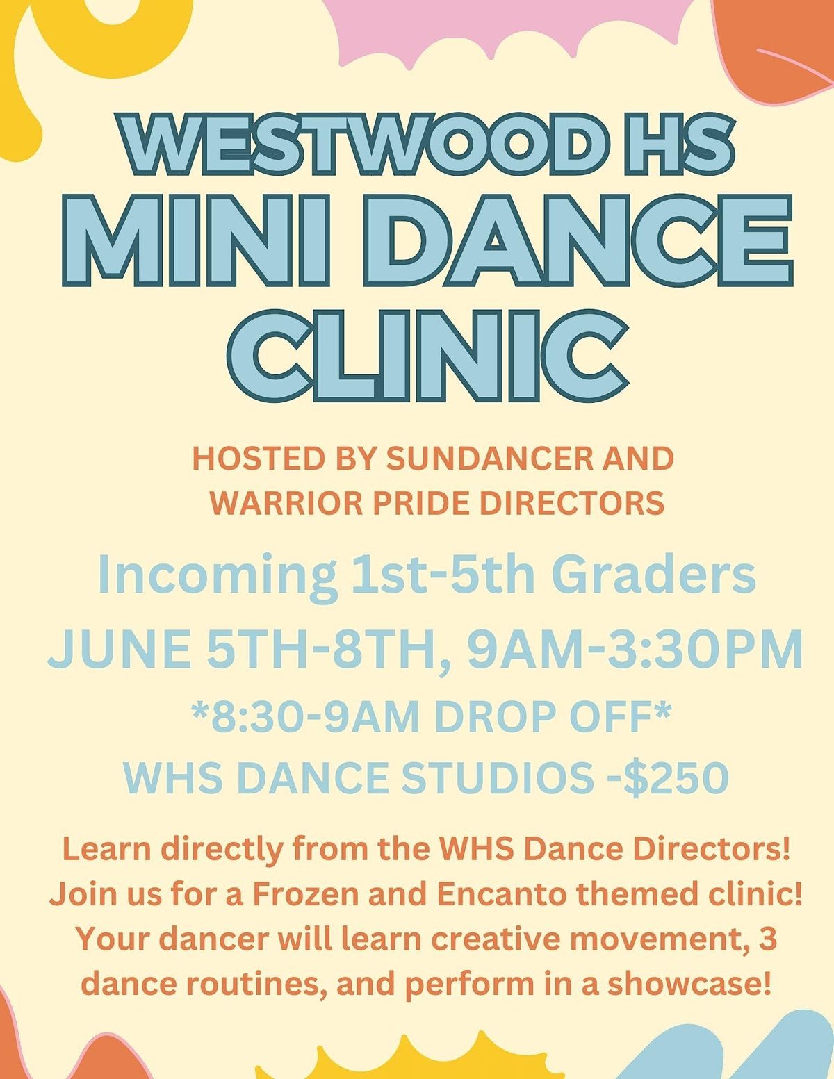 Westwood HS Mini Dance Clinic