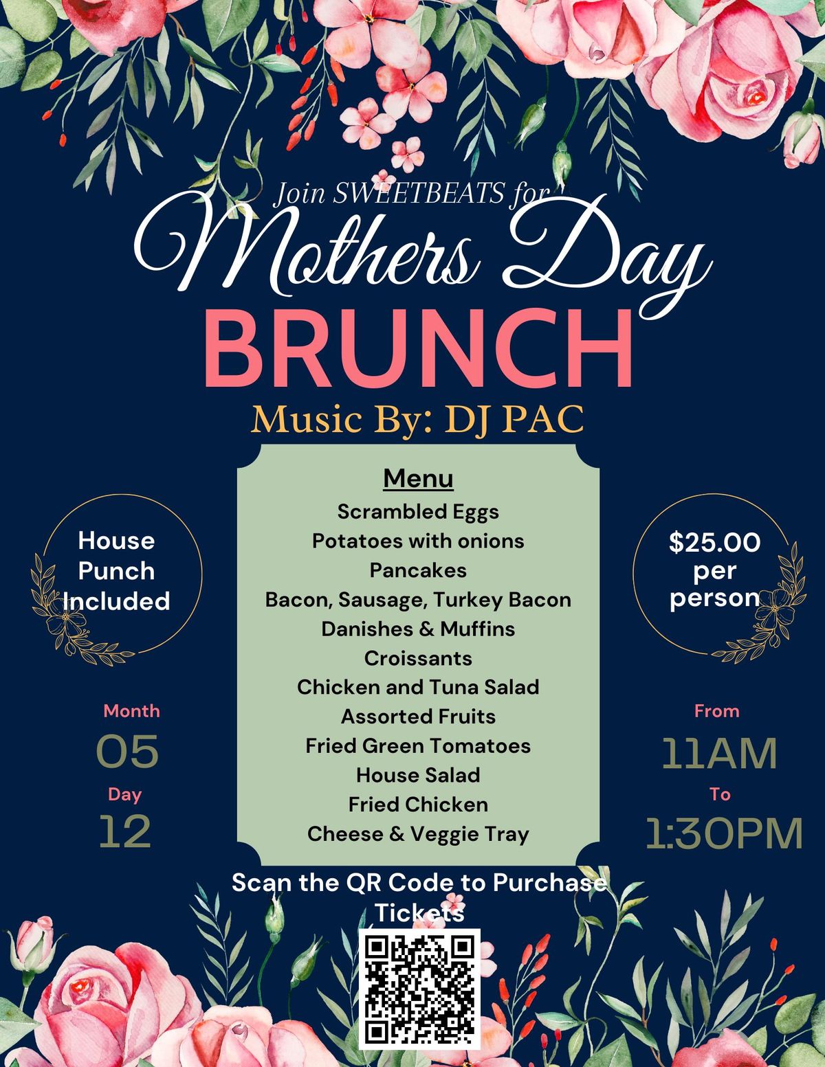 SWEETBEATS PRESENTS: MOTHERS DAY BRUNCH