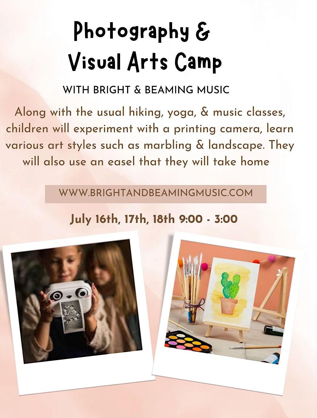 Photography&Visual Arts Camp