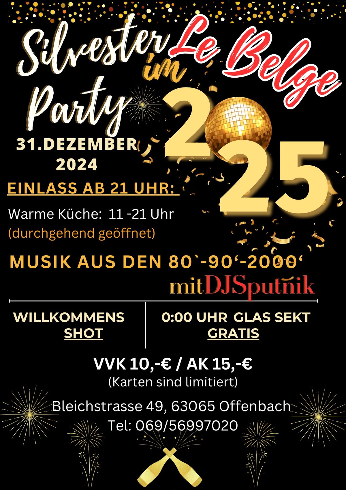 Silvester Party 2024\/2025 