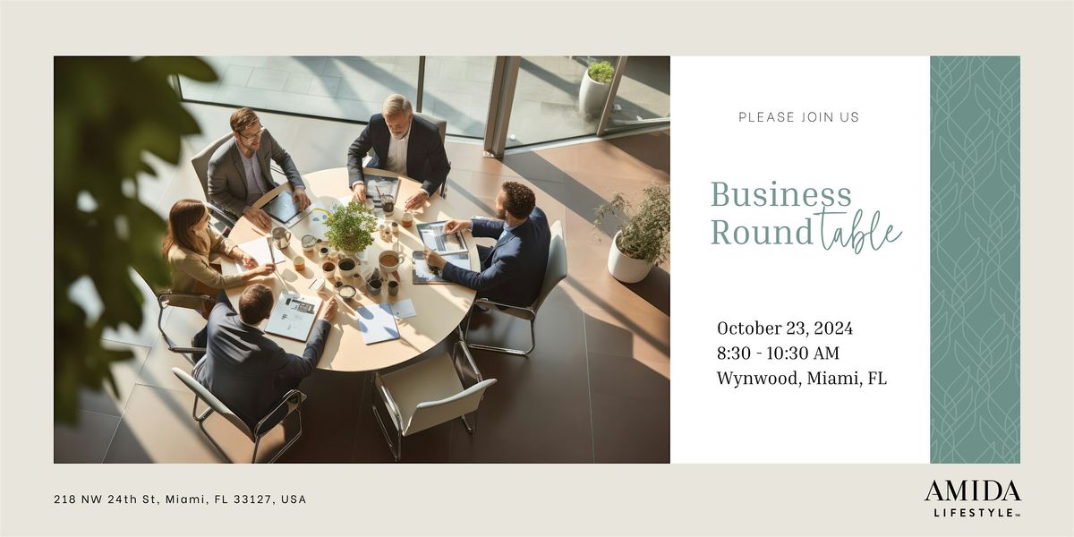 Business Round Table, Wynwood, Miami