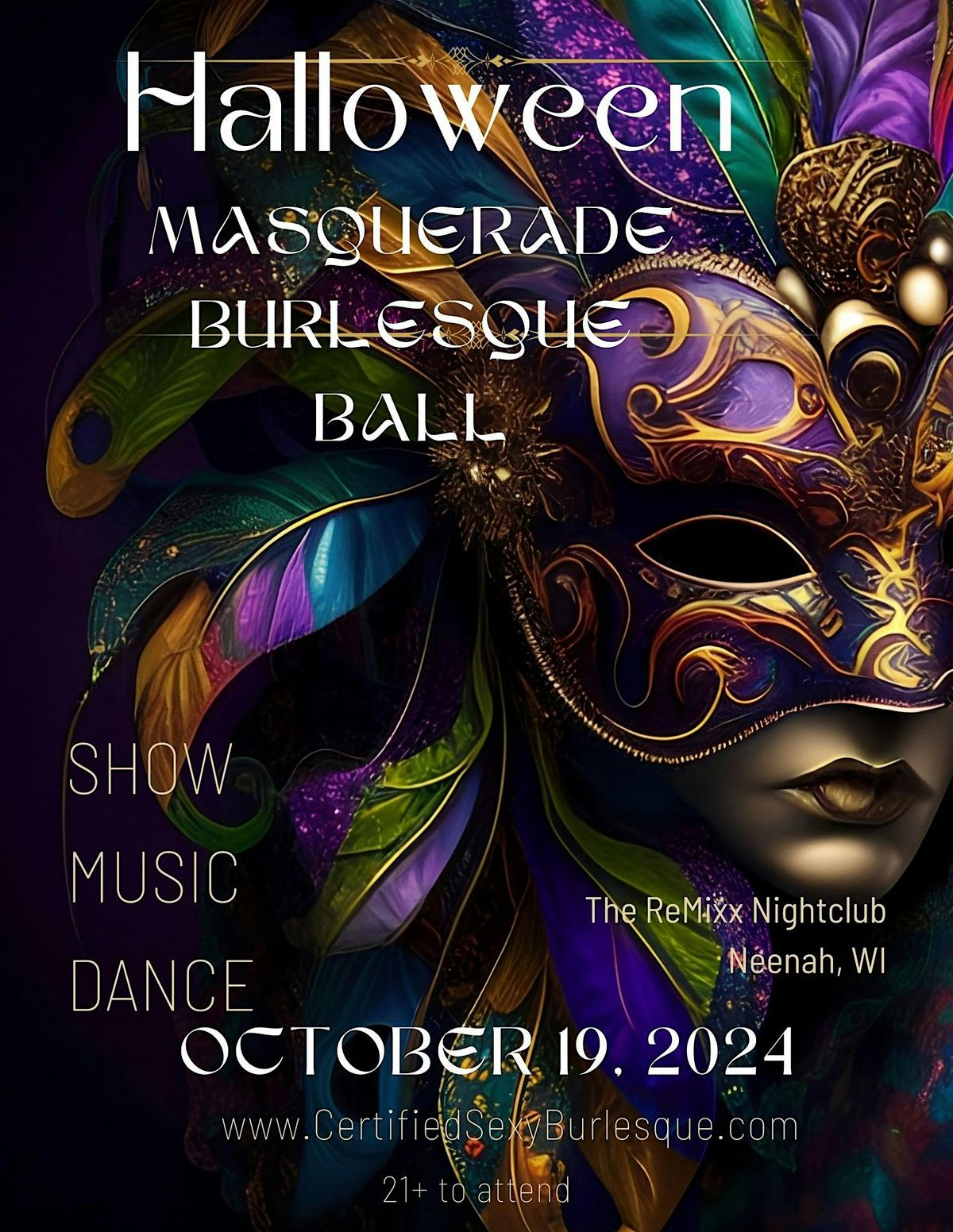 Halloween Masquerade & Burlesque Ball!