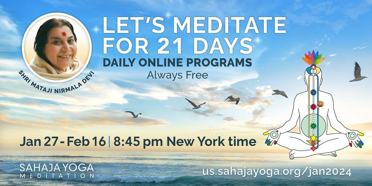 San Antonio: FREE 21-Day Online Meditation Course!