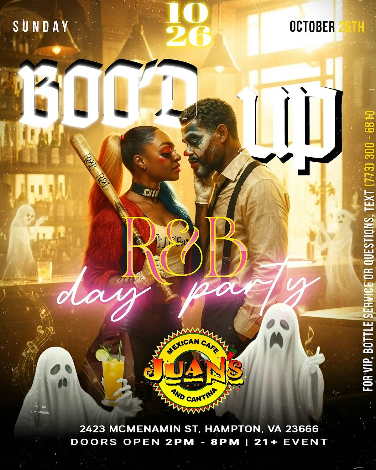 BOO'D UP HAMPTON| THE ULTIMATE R&B DAY PARTY (HALLOWEEN EDITION)