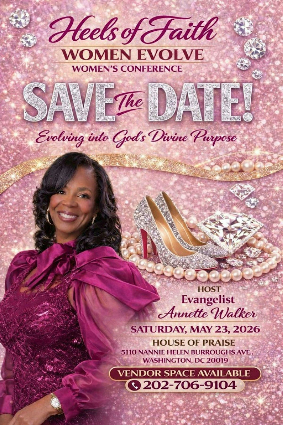 Heels Of Faith Ministry Presents- EvolveHER 2026: The Power of Her Becoming