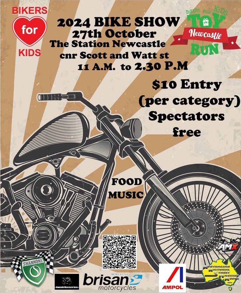 2024 Newcastlle Toy Run Bike Show and Media Launch