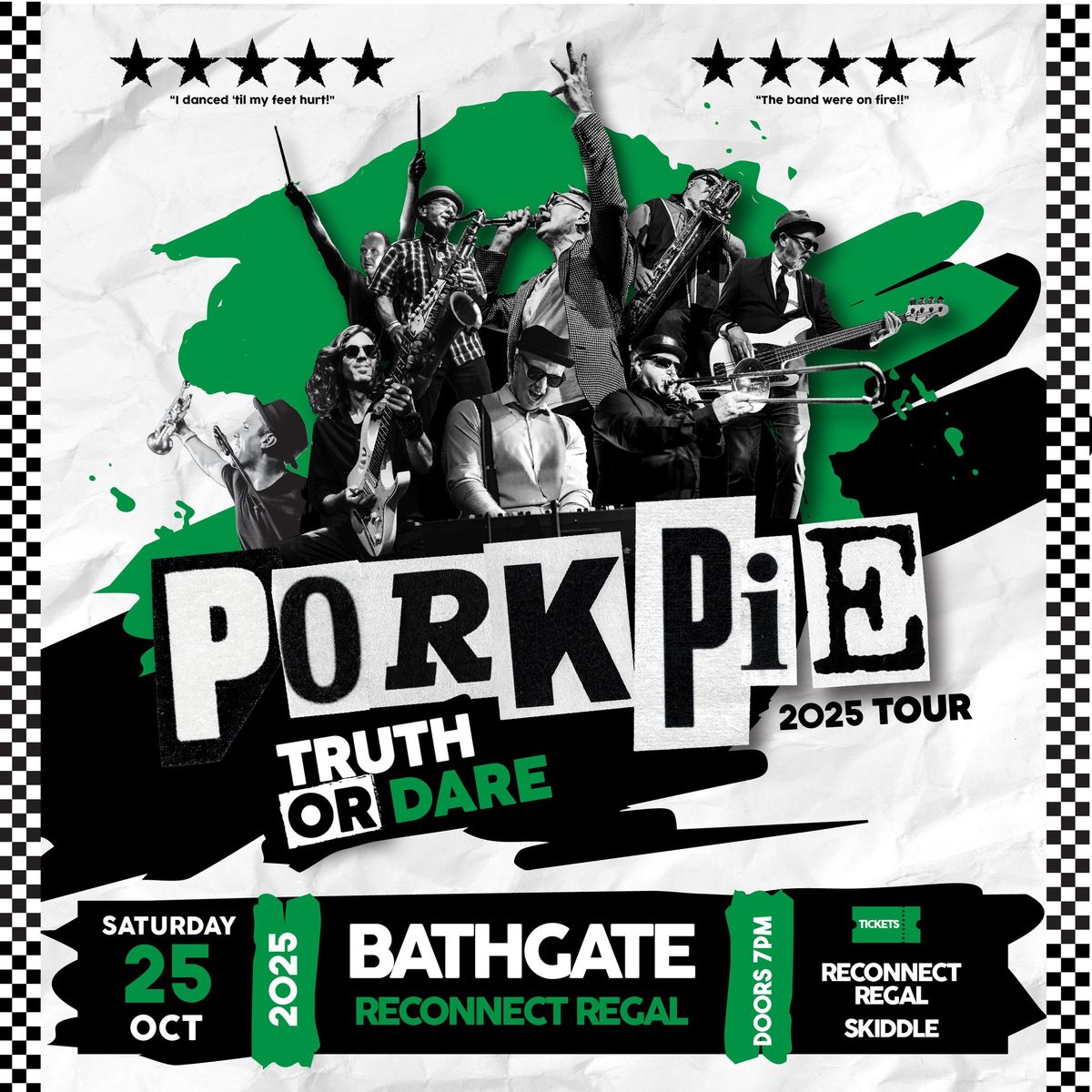 PorkPie Live plus DJ's at Reconnect Regal Theatre, Bathgate