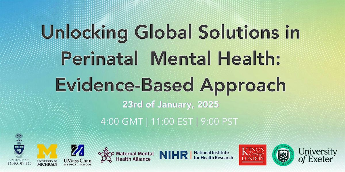 Global Solutions in Perinatal Mental Health: Evidence-Based Approach