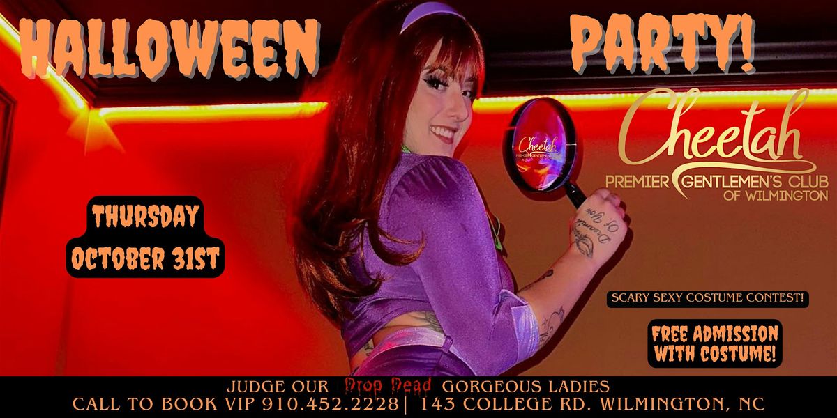 Halloween Party @ Cheetah of Wilmington! Thursday October 31st!