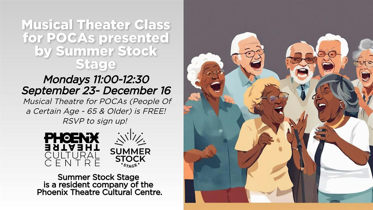 Musical Theater Class for POCAs presented by Summer Stock Stage