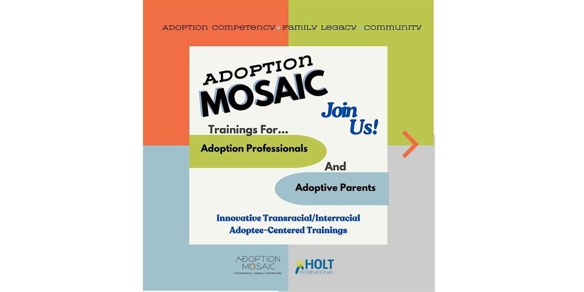 Transracial\/Interracial Adoptive Family Trainings for Professionals (IL)